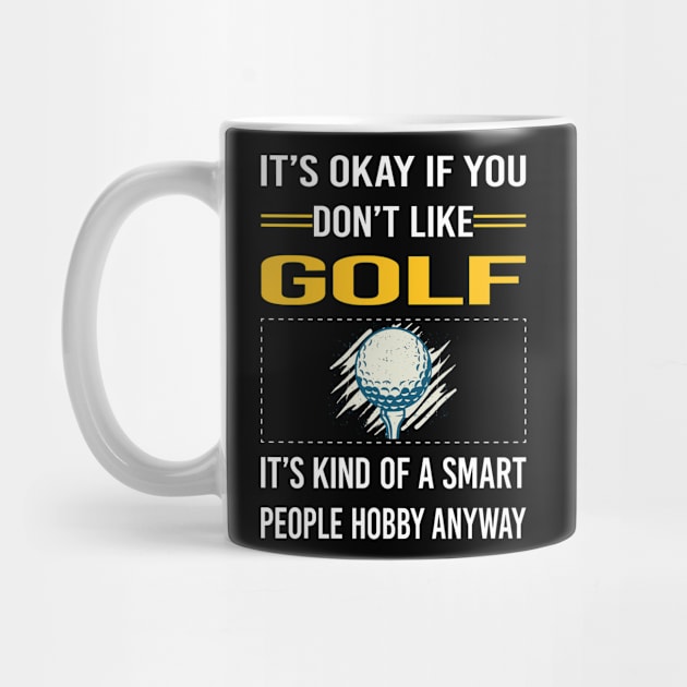 Funny Smart People Golf Golfing Golfer by Happy Life